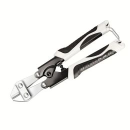 Heavy-duty 8-inch Multi-purpose Wire Cutters, Labor-saving Bolt Cutters With Olecranon Scissors, Chain Pliers, Steel Construction, Polished And P (Option: DarkGrey)