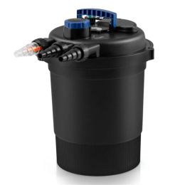 Pond Pressure Filter, 4 Removable Filter Sponges & Cleaning Indicator, 4000 GPH Max Flow Rate (Option: defaulttitle)