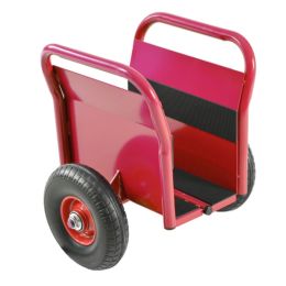 All-terrain Movement With Heavy Panel Cart, Flat Cart, Two Nice Handles, 10 Inch Solid Rubber Tires, Overweight 1000 Pounds, Heavy Duty Drywall A (Option: Red)